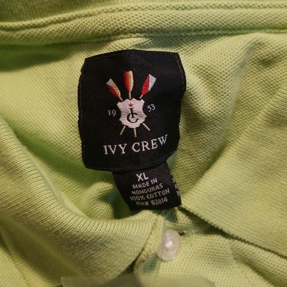Ivey Crew Mens, XL Ultimate Polo, NWT, Green. - Picture 3 of 3